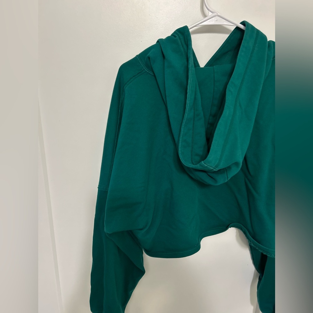 Savage x Fenty Green Cropped Sweatshirt - Picture 10 of 11